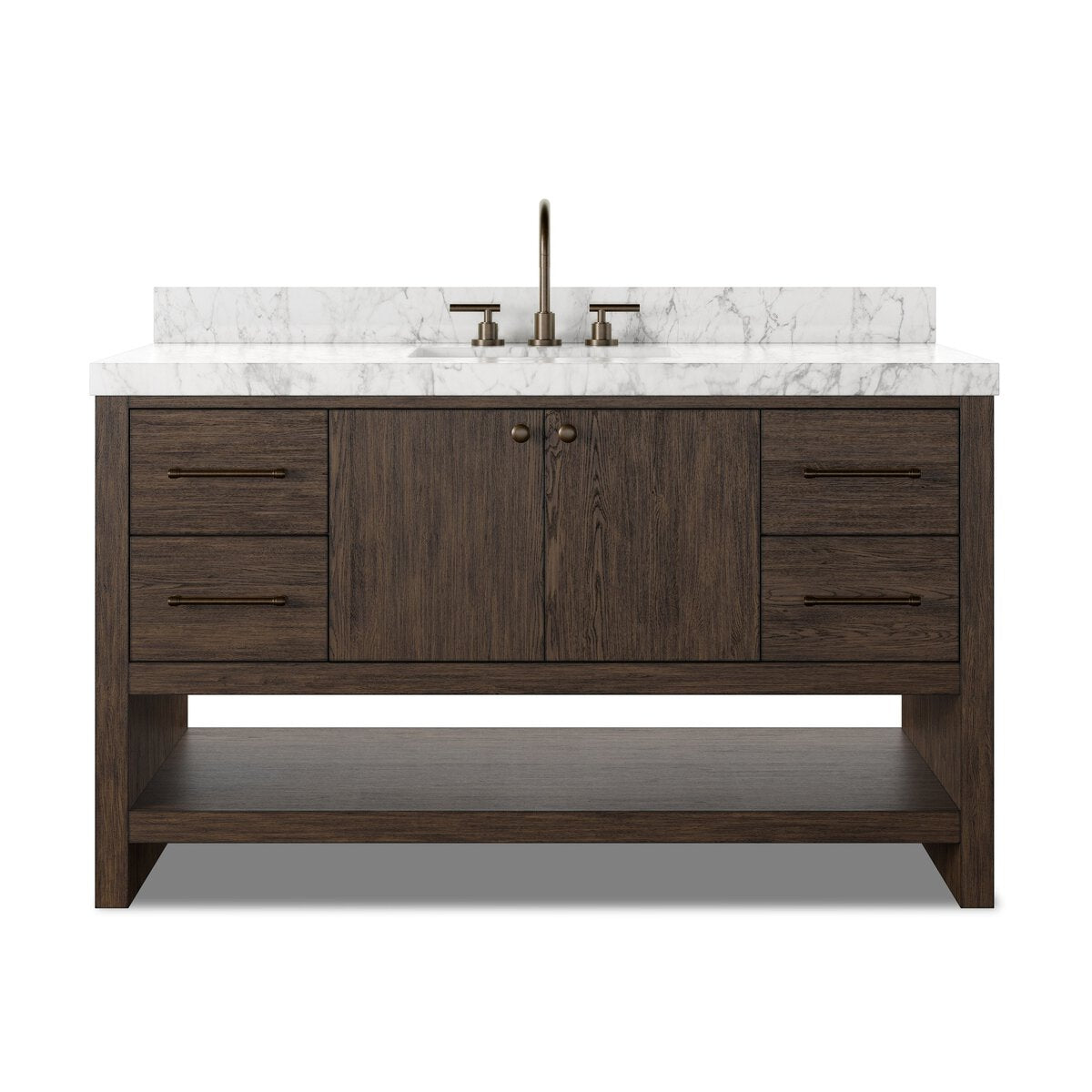 Anthem Single Wide Vanity - Satin Espresso Oak Veneer - 240194-005_1