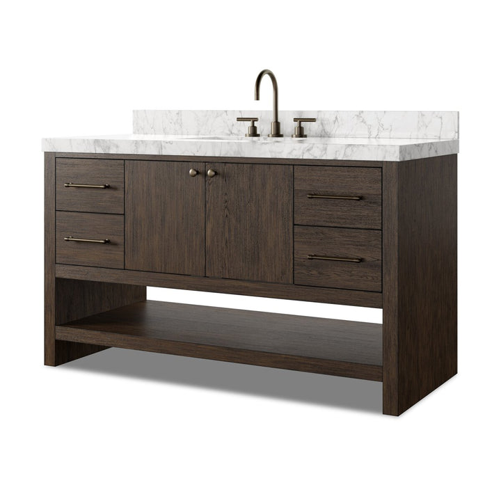 Anthem Single Wide Vanity - Satin Espresso Oak Veneer - 240194-005_2