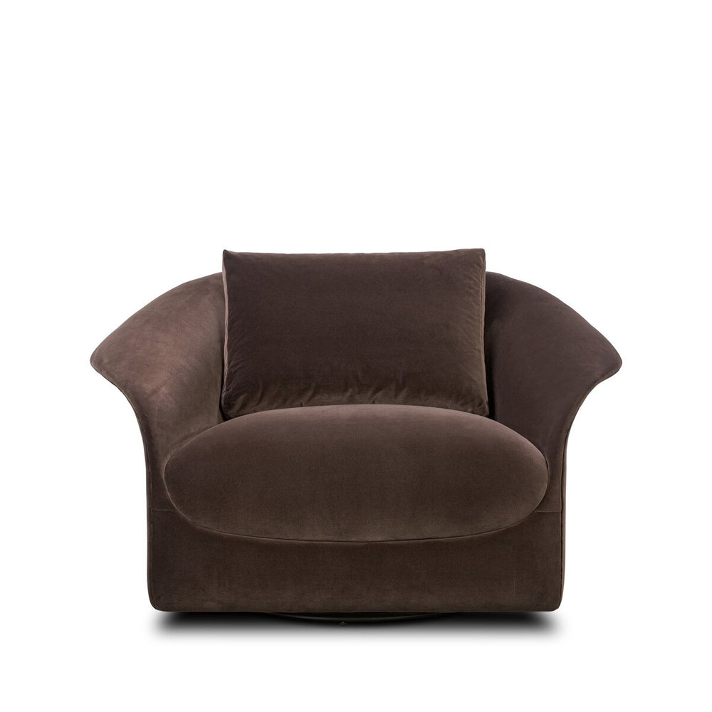 Ezra Swivel Chair - Surrey Cocoa - 241280-003_1