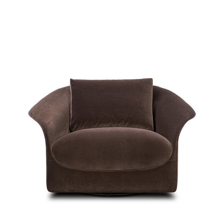 Ezra Swivel Chair - Surrey Cocoa - 241280-003_1