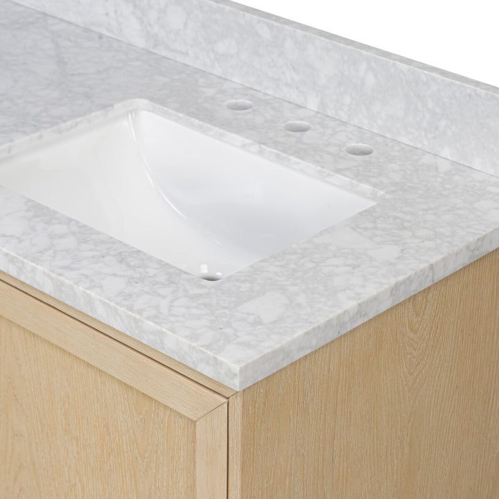 Millie Double Vanity - Satin Bleached Oak Veneer - 242425-002_7