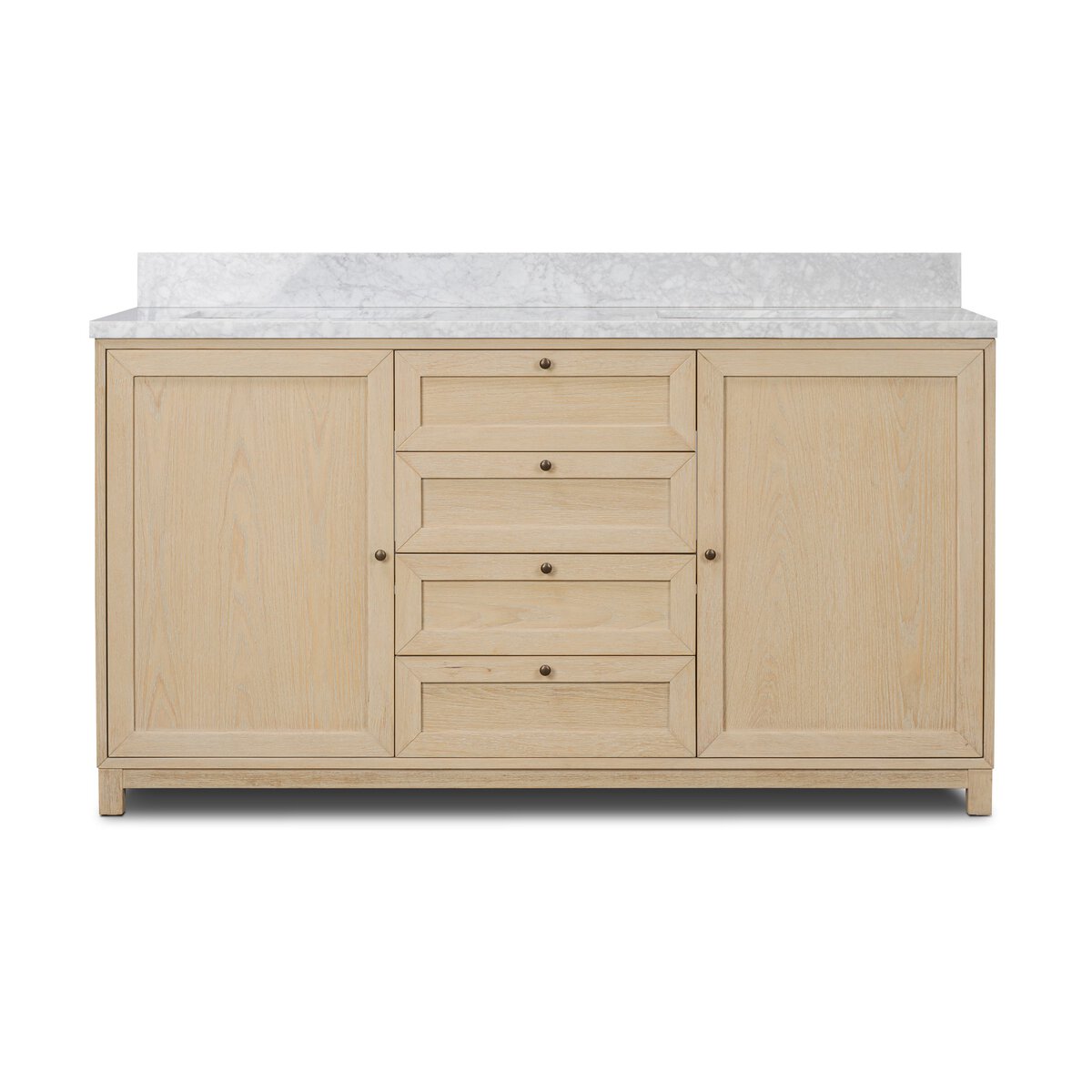 Millie Double Vanity - Satin Bleached Oak Veneer - 242425-002_1