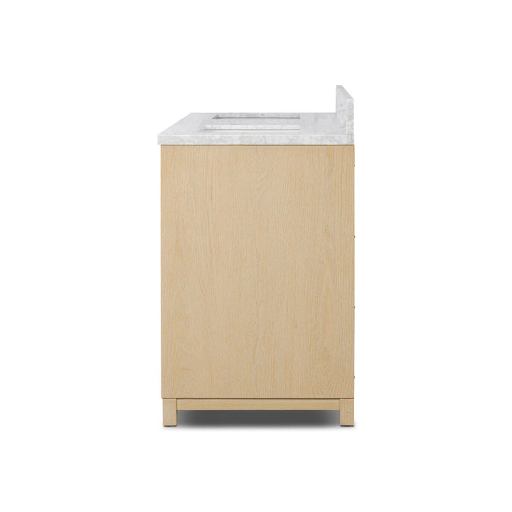 Millie Double Vanity - Satin Bleached Oak Veneer - 242425-002_3