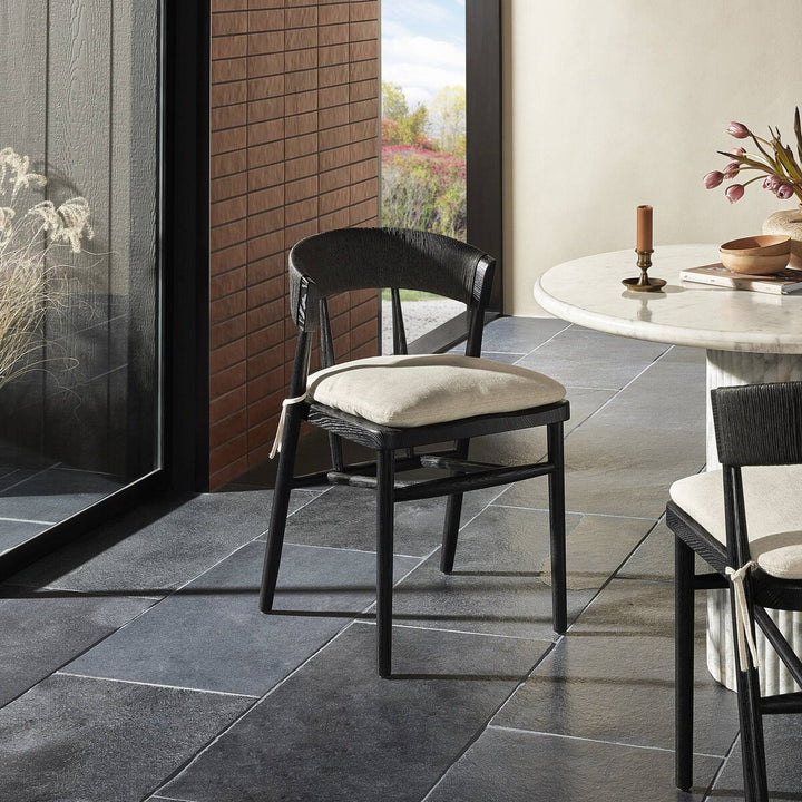 Buxton Dining Chair - Black Brushed Ash - Savile Flax - 247998-002_4