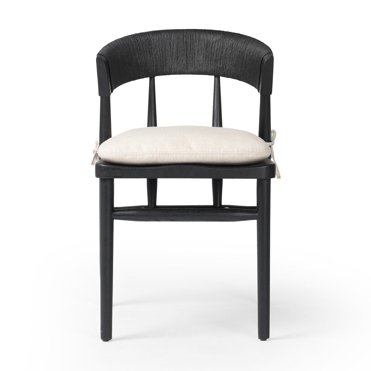 Buxton Dining Chair - Black Brushed Ash - Savile Flax - 247998-002_1