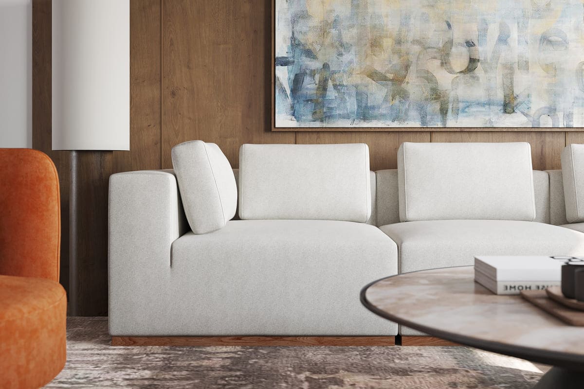 Emerson 4-pc Modular Sofa W/Ottoman