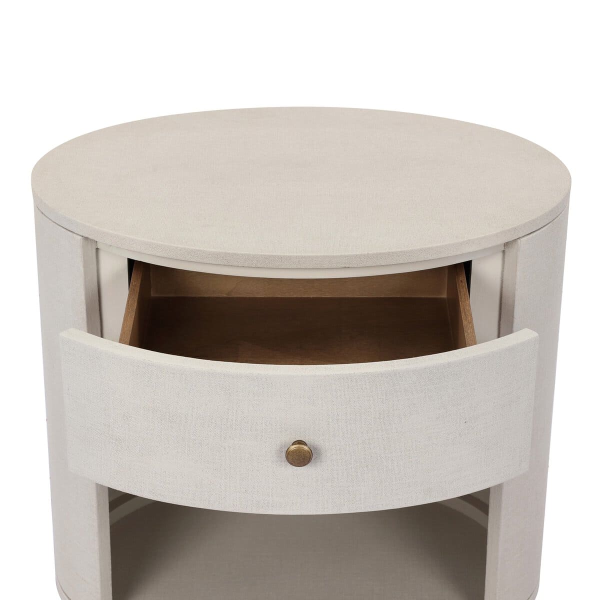 Amelia Oval One Drawer Nightstand