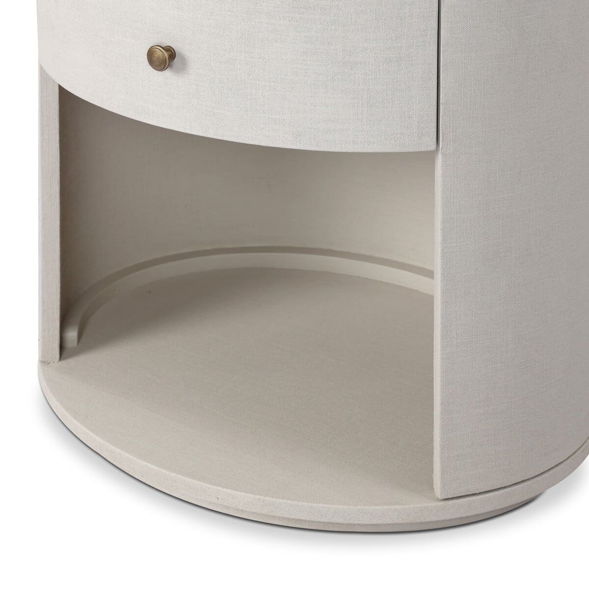 Amelia Oval One Drawer Nightstand