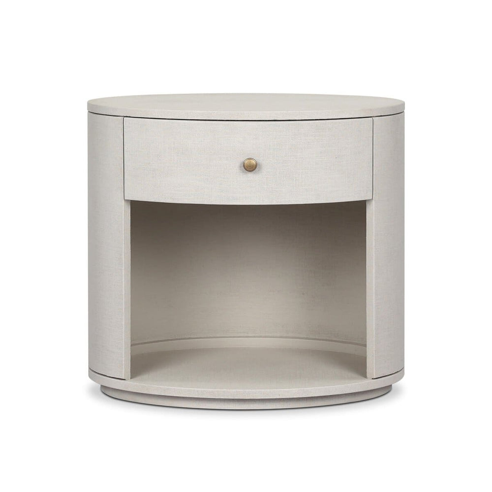 Amelia Oval One Drawer Nightstand