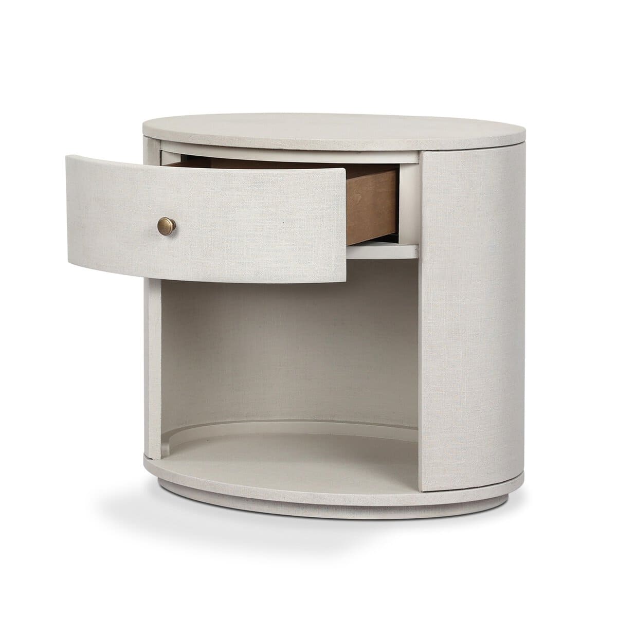 Amelia Oval One Drawer Nightstand