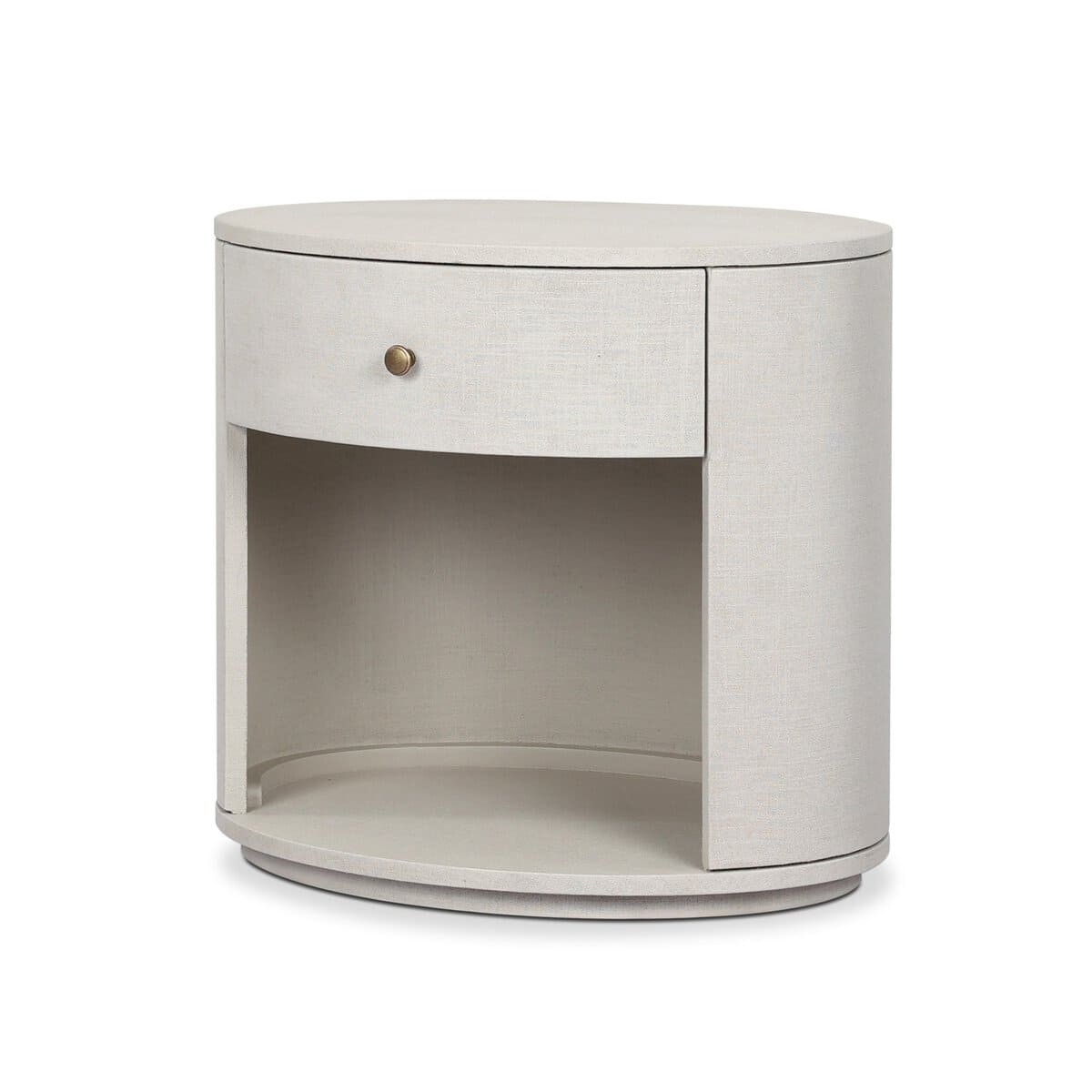 Amelia Oval One Drawer Nightstand