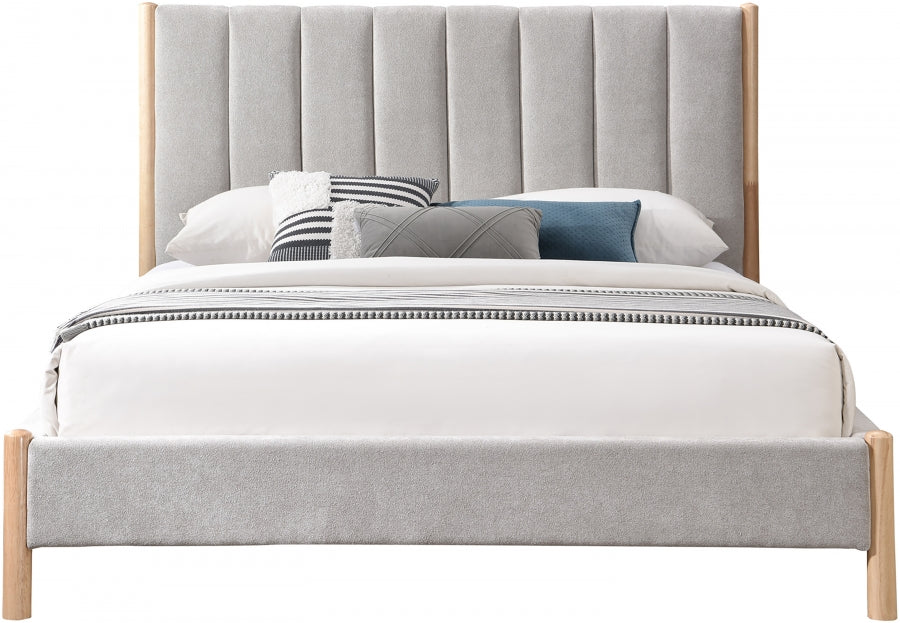 Kona Fabric Upholstered Bed - Grey - Kona-Bed-GREY_3