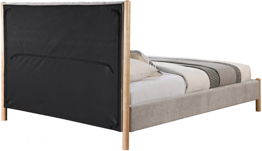 Kona Fabric Upholstered Bed - Grey - Kona-Bed-GREY_5