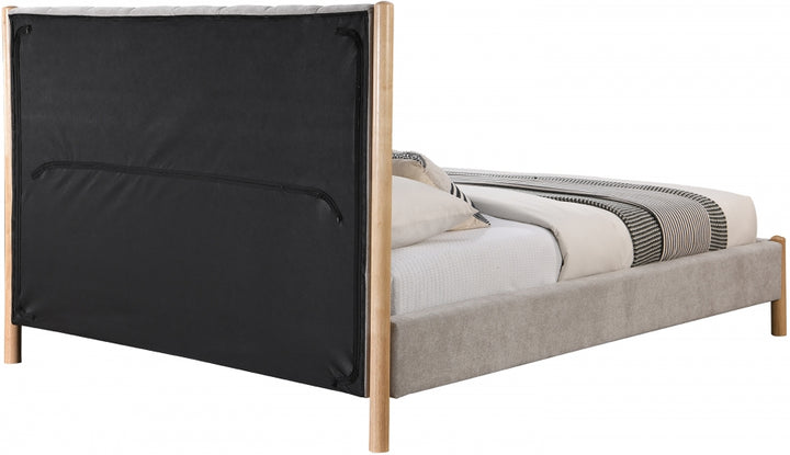 Kona Fabric Upholstered Bed - Grey - Kona-Bed-GREY_5