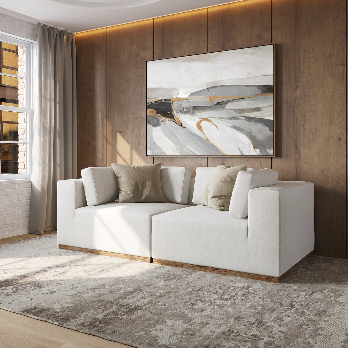 Emerson 2-pc Modular Sofa
