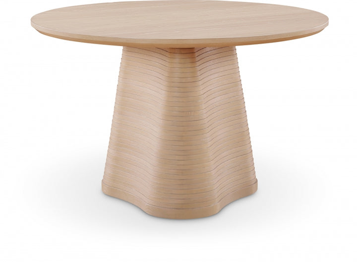 Bernada 48" Solid Wood And Oak Veneer Dining Table - Natural - 935-T-NATURAL_1