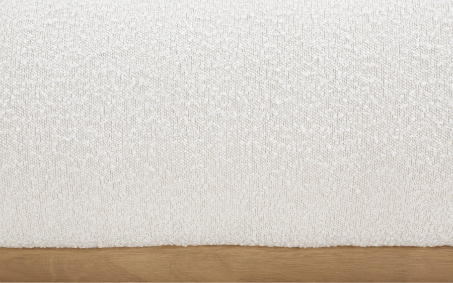 Vaughn Boucle Fabric Upholstered Twin Bed - Cream - B1209-Twin-CREAM_7