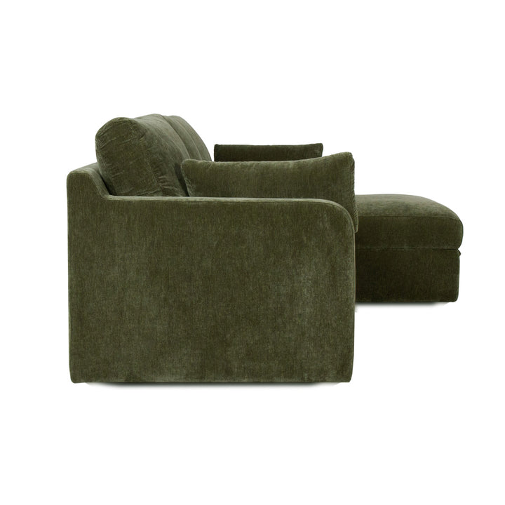 L Shaped Sleeper Sectional With Storage Chaise Alden
