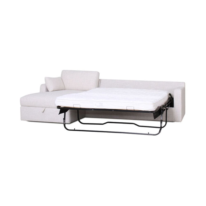 Side view of Alden sleeper sectional with chaise
