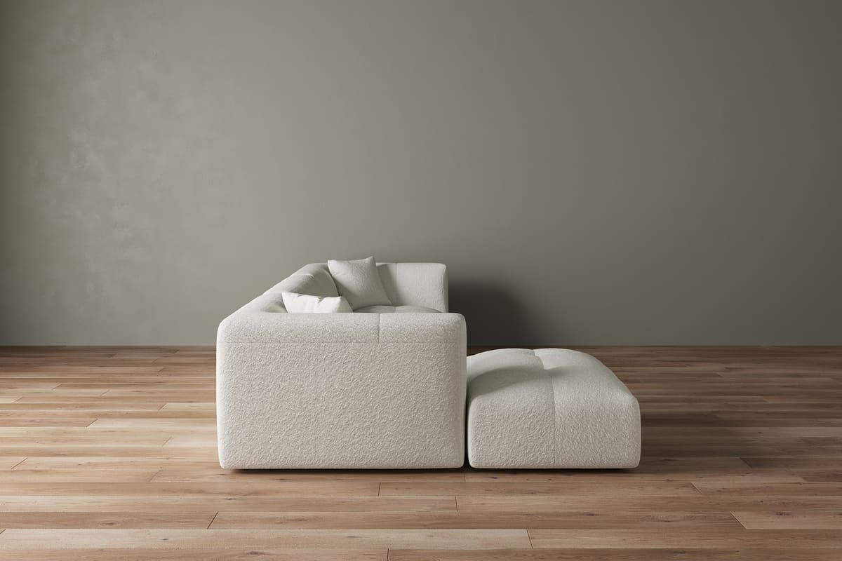 Moda 3-pc Modular Sofa W/Ottoman