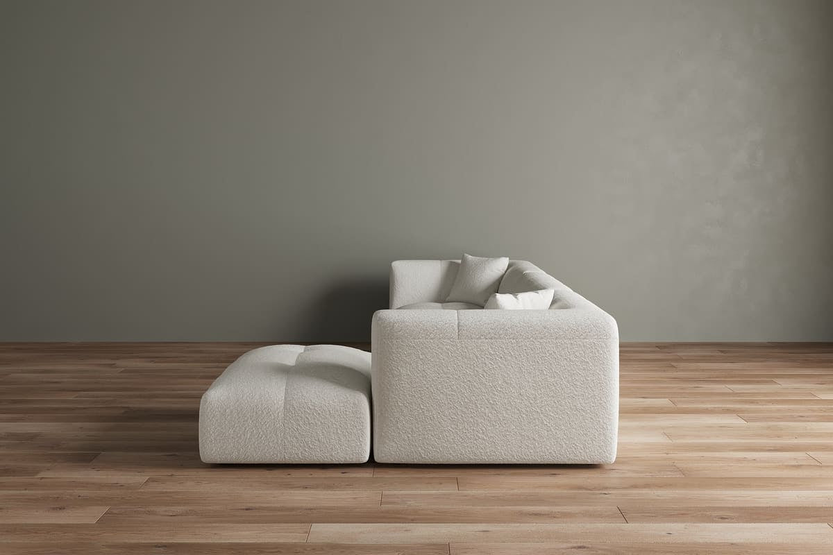 Moda 3-pc Modular Sofa W/Ottoman