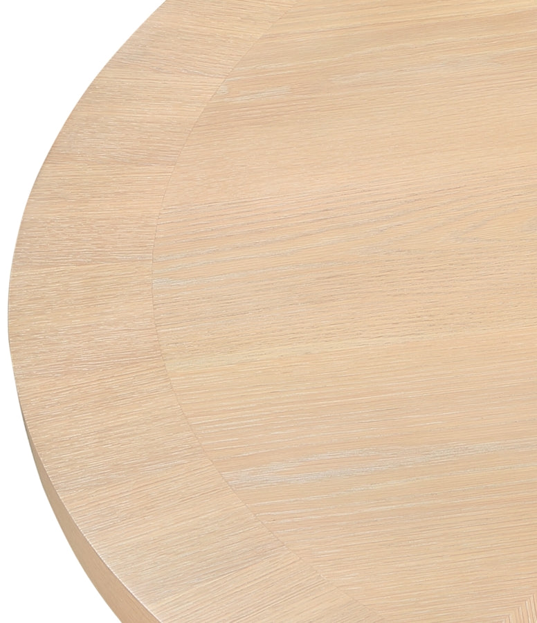 Belinda 60" Solid Wood And Oak Veneer Dining Table - Natural - 730-T-NATURAL_5