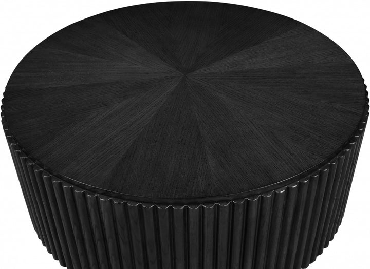 Ronin Solid Wood And Oak Veneer Coffee Table - Black - 99055-CT-BLACK-merid_3
