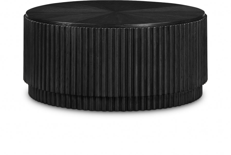 Ronin Solid Wood And Oak Veneer Coffee Table - Black - 99055-CT-BLACK-merid_1