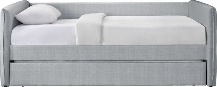 Colton Linen Textured Fabric Upholstered Twin Daybed - Grey - Colton-Twin-GREY_3