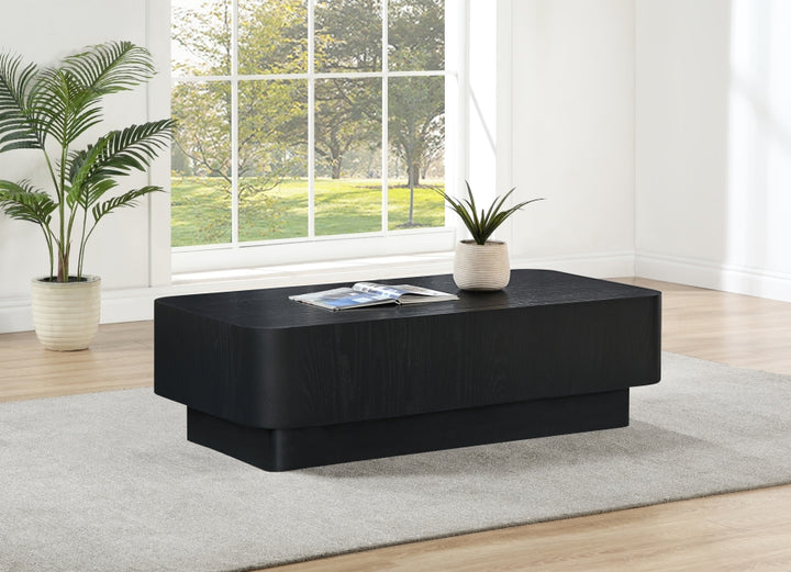 Oakmont Oak Veneer Coffee Table - Black - M99039-C-BLACK_2