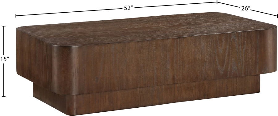 Oakmont Oak Veneer Coffee Table - Brown - M99039-C-BROWN_7