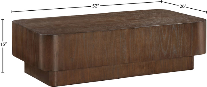 Oakmont Oak Veneer Coffee Table - Brown - M99039-C-BROWN_7