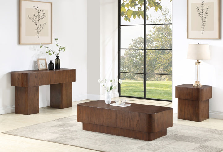 Oakmont Oak Veneer Coffee Table - Brown - M99039-C-BROWN_6