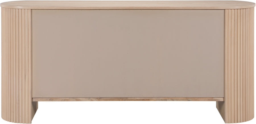 Belinda Beech Wood And Oak Veneer Sideboard / Buffet