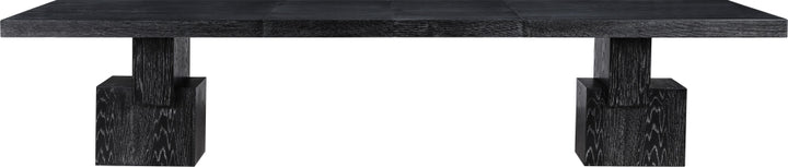 Anzio 96" - 144" Oak Veneer Extendable Dining Table - Black - 722-T-BLACK_7