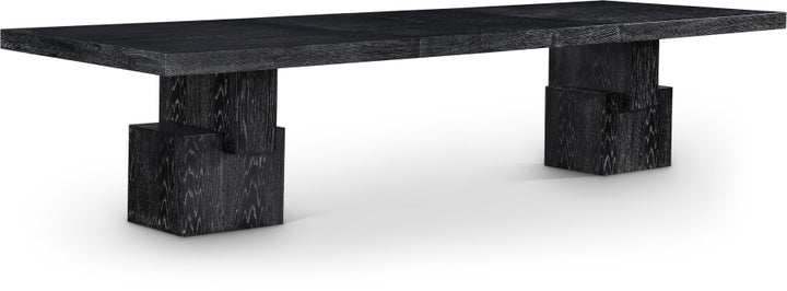 Anzio 96" - 144" Oak Veneer Extendable Dining Table - Black - 722-T-BLACK_1