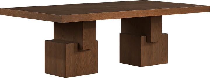 Anzio 96" - 144" Oak Veneer Extendable Dining Table - Brown - 722-T-BROWN_6
