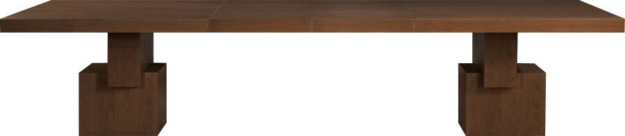 Anzio 96" - 144" Oak Veneer Extendable Dining Table - Brown - 722-T-BROWN_7