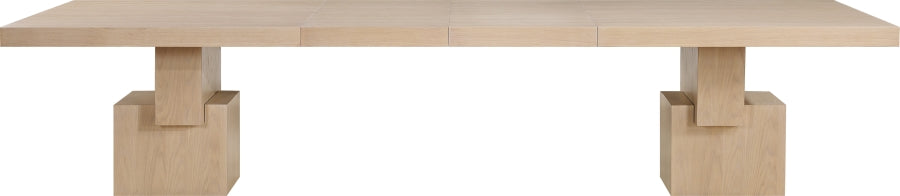 Anzio 96" - 144" Oak Veneer Extendable Dining Table - Natural - 722-T-NATURAL_7