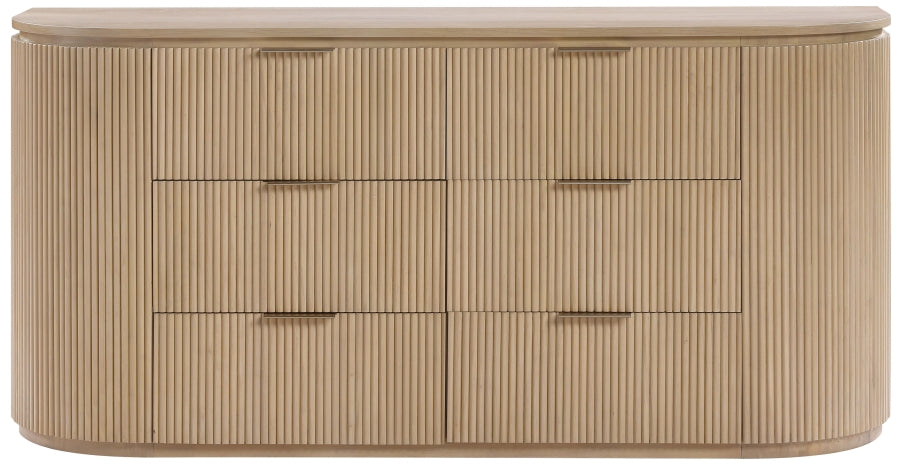 Astrid Solid Wood And Oak Veneer Dresser - Natural - 818-D-NATURAL_3