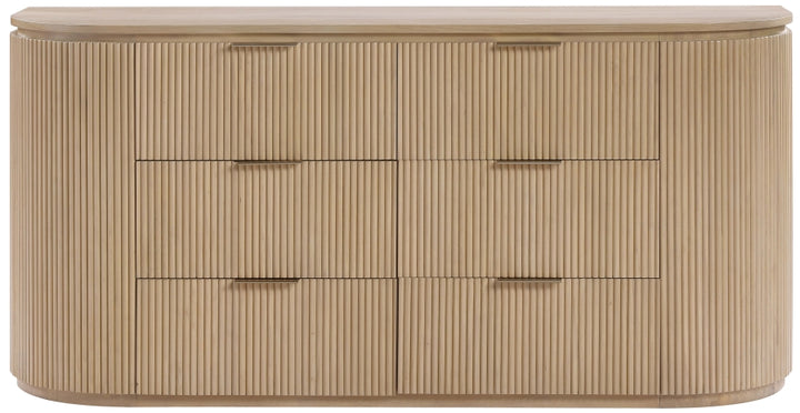 Astrid Solid Wood And Oak Veneer Dresser - Natural - 818-D-NATURAL_3