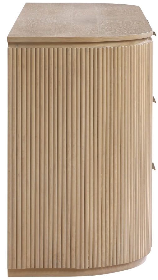 Astrid Solid Wood And Oak Veneer Dresser - Natural - 818-D-NATURAL_4