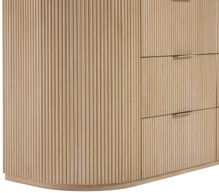 Astrid Solid Wood And Oak Veneer Dresser - Natural - 818-D-NATURAL_7