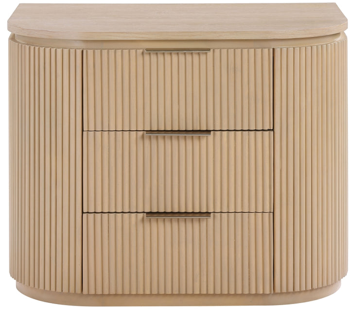 Astrid Solid Wood And Oak Veneer Nightstand - Natural - 818-NS-NATURAL_3