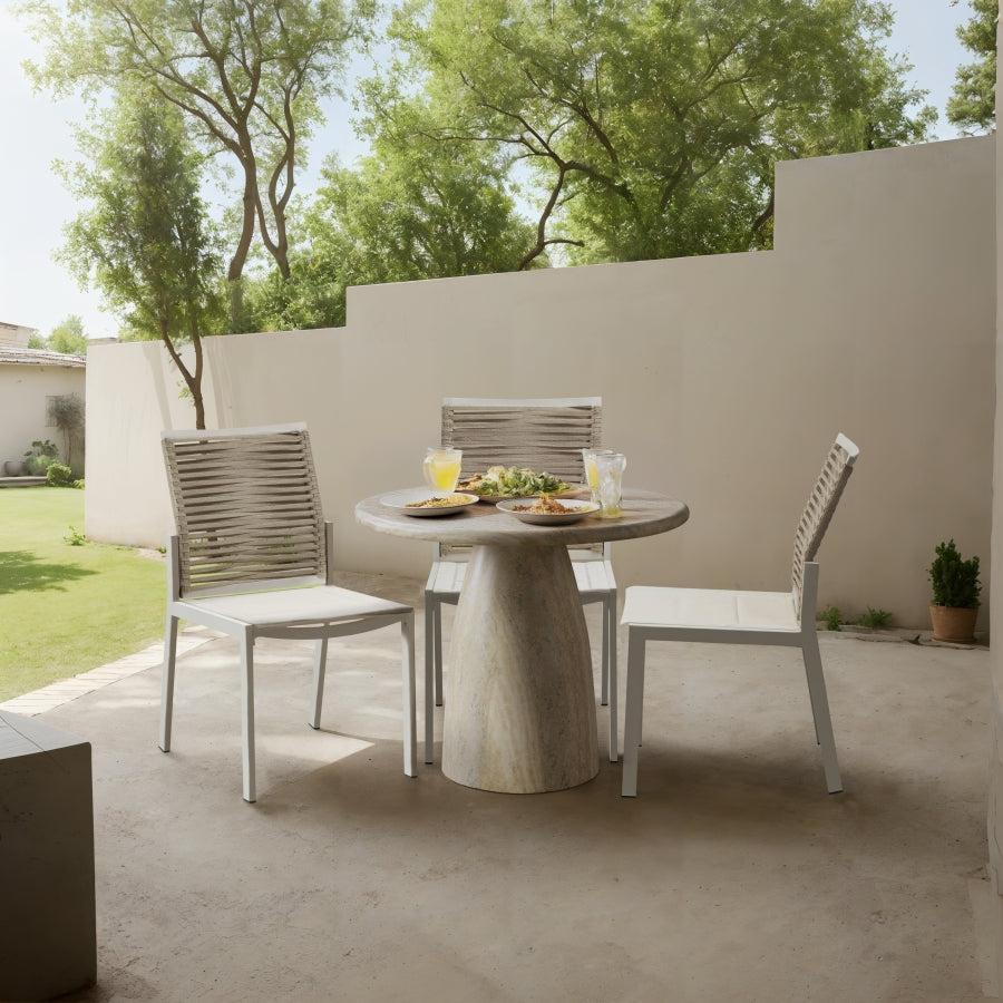 Cosenza Travertine Finish Indoor / Outdoor Concrete Dining Table - Travertine - 700Travertine-T-TRAVERTINE_2