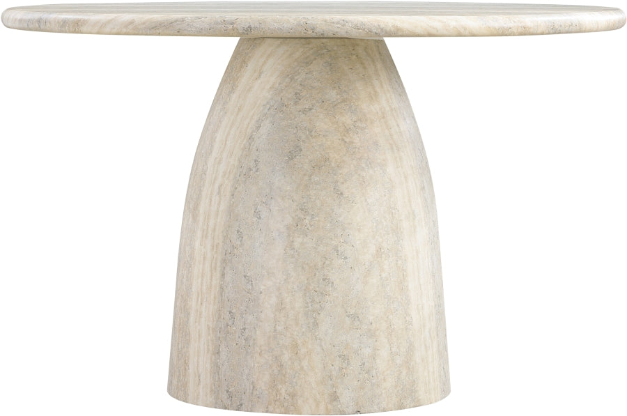 Cosenza Travertine Finish Indoor / Outdoor Concrete Dining Table - Travertine - 701Travertine-T-TRAVERTINE_4