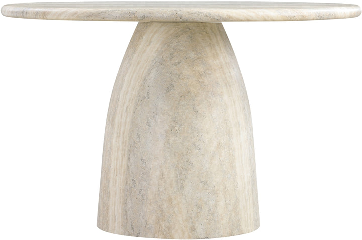 Cosenza Travertine Finish Indoor / Outdoor Concrete Dining Table - Travertine - 701Travertine-T-TRAVERTINE_4
