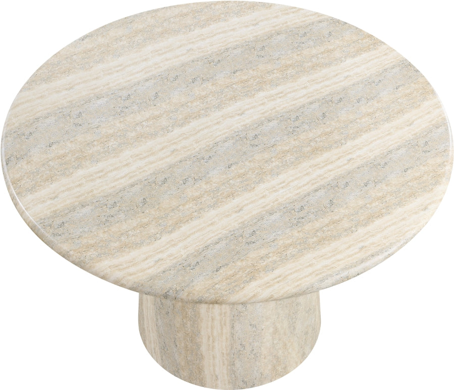 Cosenza Travertine Finish Indoor / Outdoor Concrete Dining Table - Travertine - 701Travertine-T-TRAVERTINE_5
