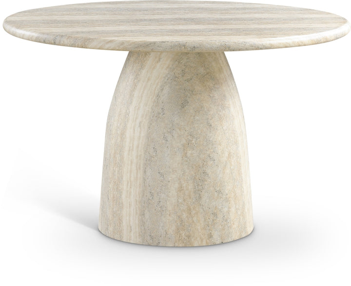 Cosenza Travertine Finish Indoor / Outdoor Concrete Dining Table - Travertine - 701Travertine-T-TRAVERTINE_1
