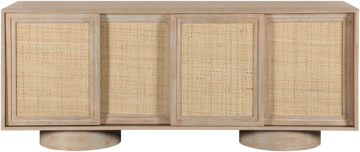 Windsor Solid Wood And Natural Cane Sideboard / Buffet - Natural - M77078-NATURAL_3